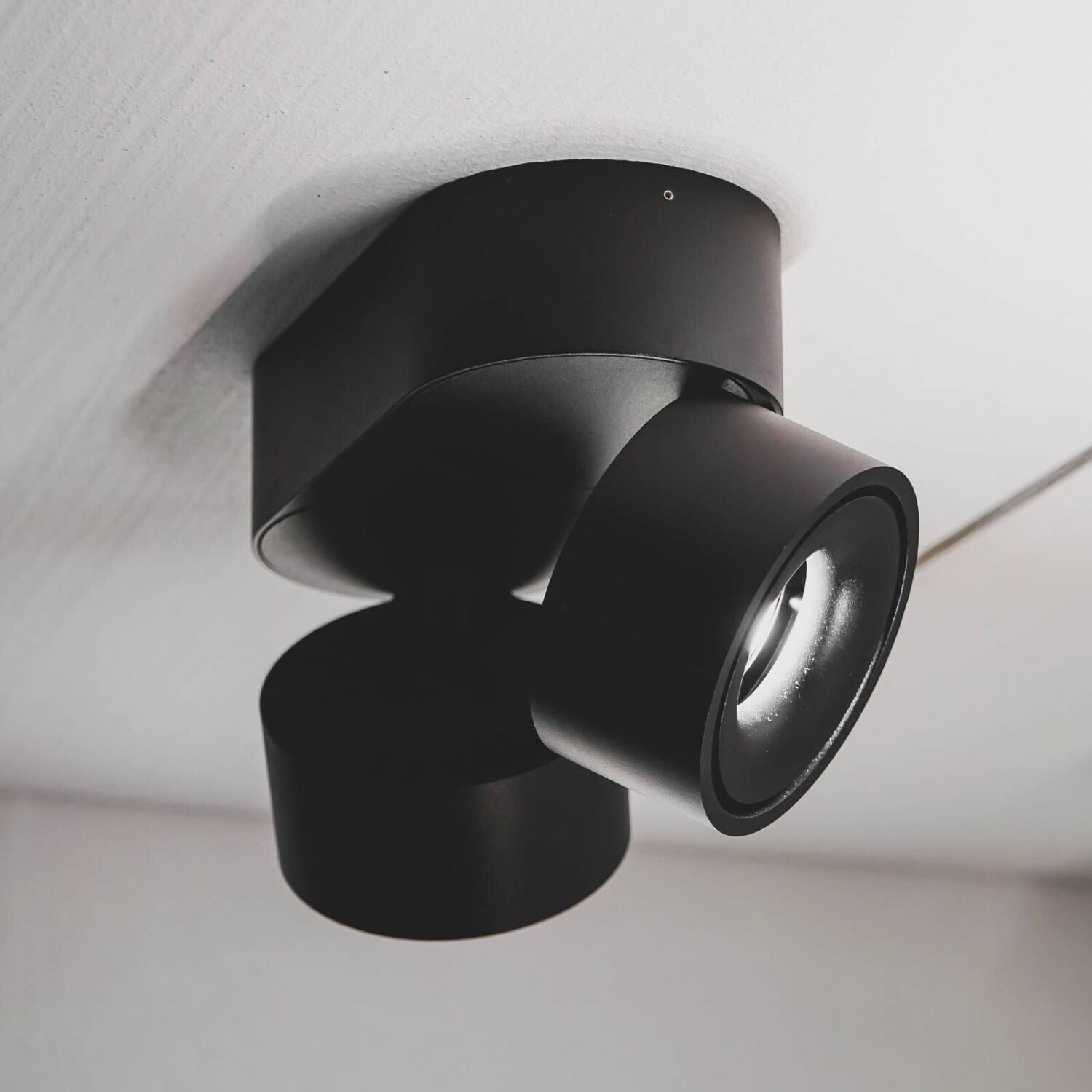 Loom Design Aim LED ceiling spot with two lights, black
