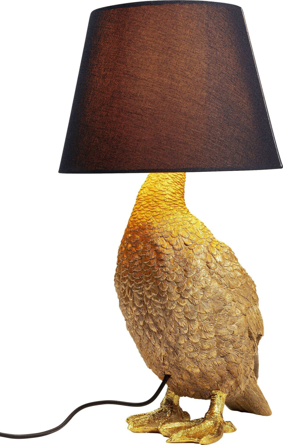 KARE Animal Duck table lamp with fabric shade