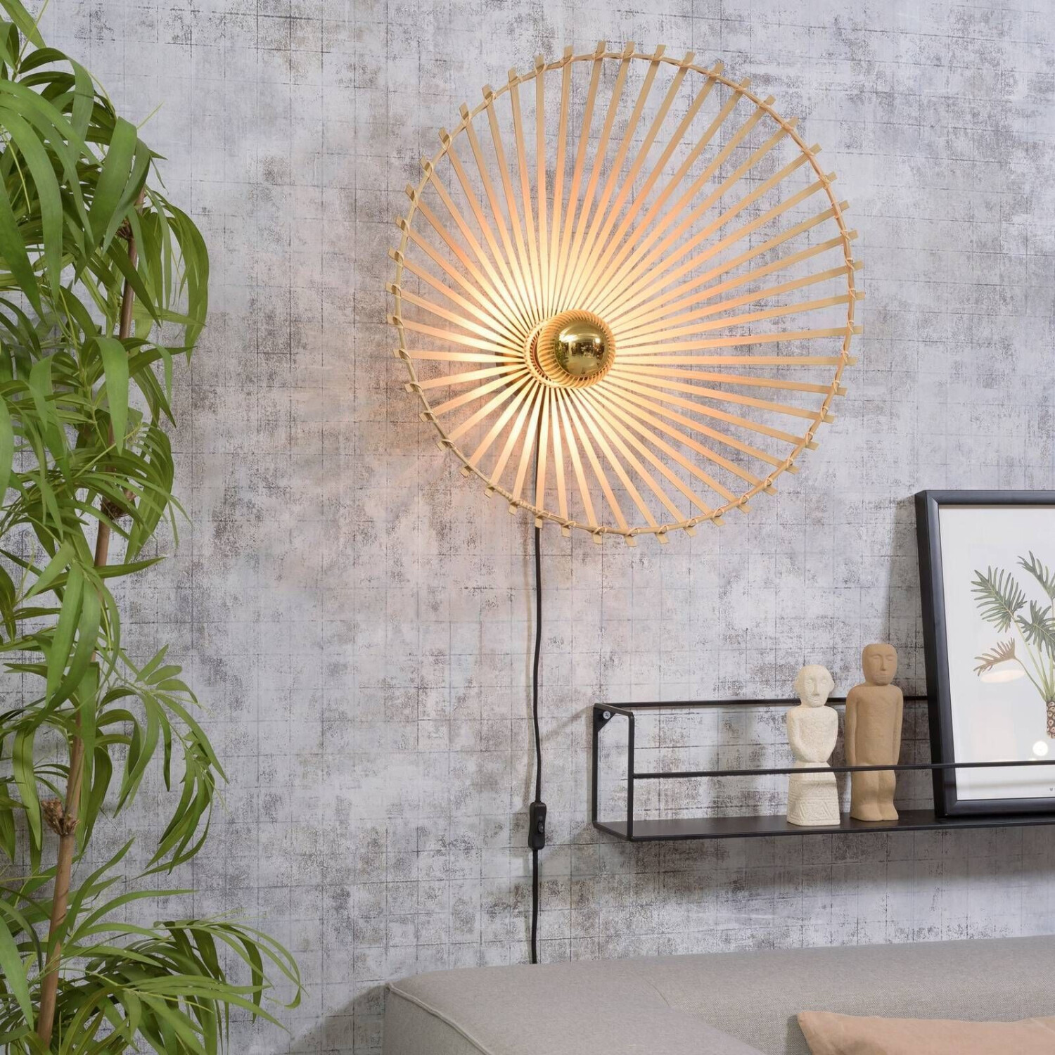 Good&Mojo Bromo wall light asymmetrical Ø 60 cm