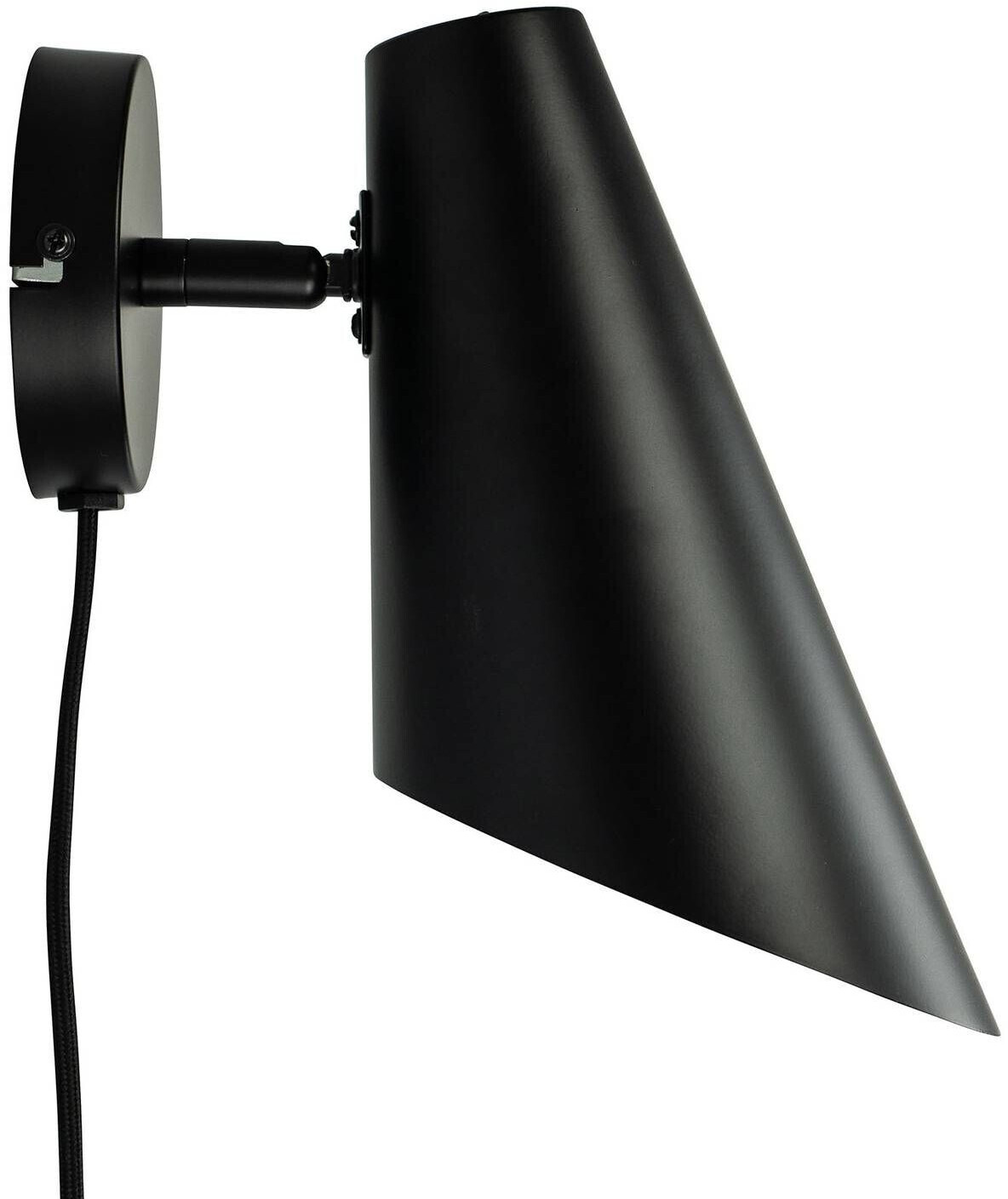 Dyberg Larsen Cale wall lamp height 24.5 cm black