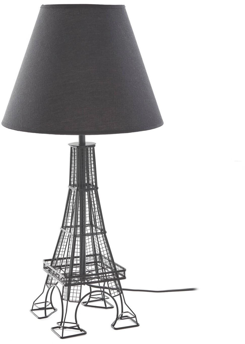 Lindby Croia table lamp wire frame black