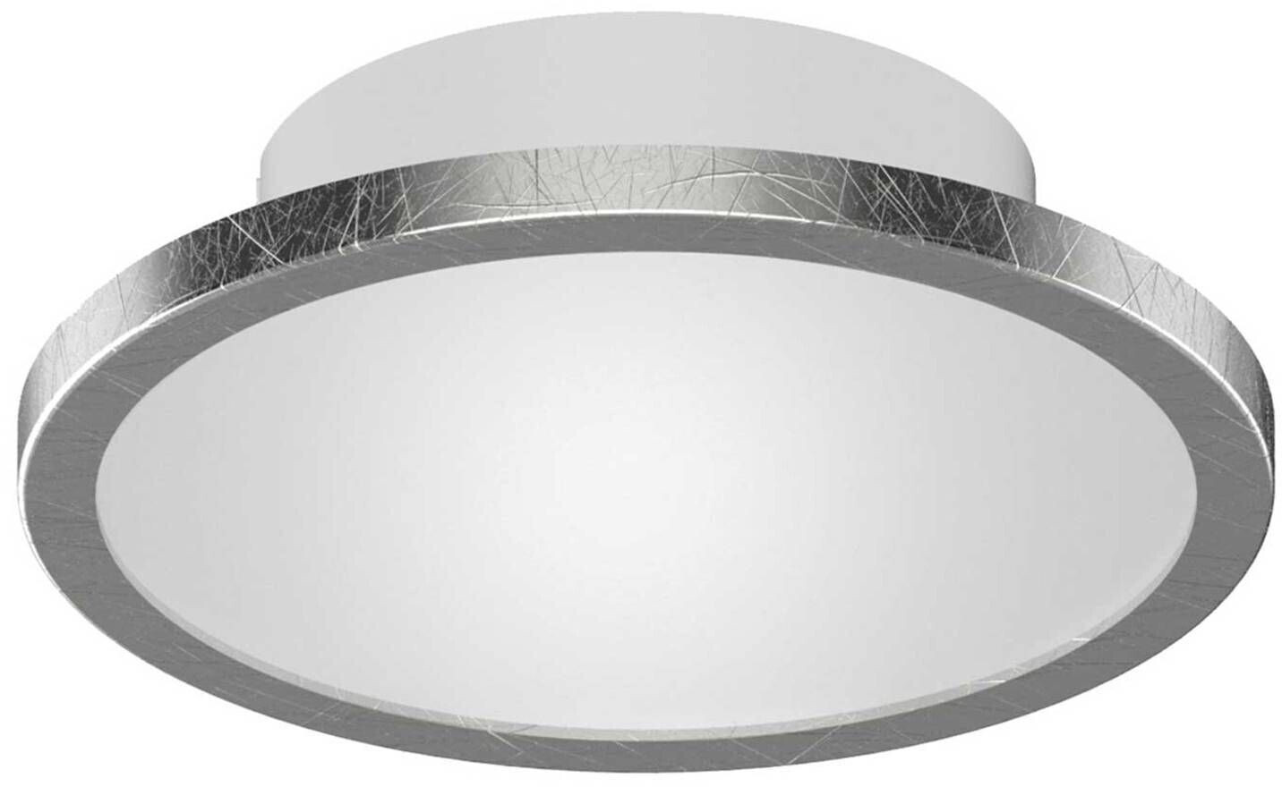 LightMe LED ceiling light Aqua Ø14.7cm silver leaf