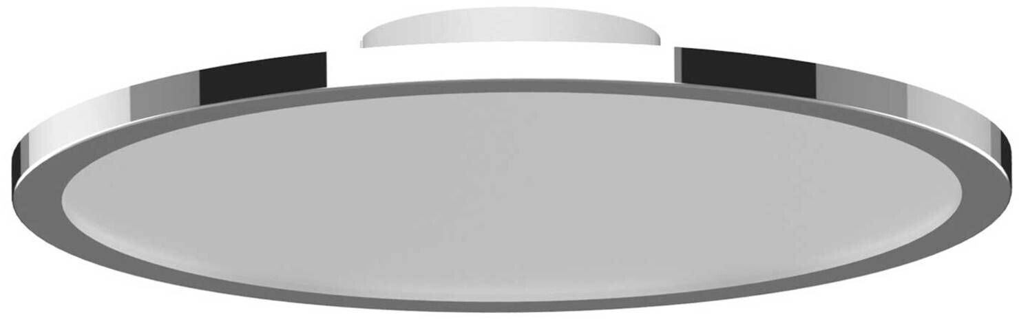 LightMe LED ceiling light Aqua Ø30.2cm chrome