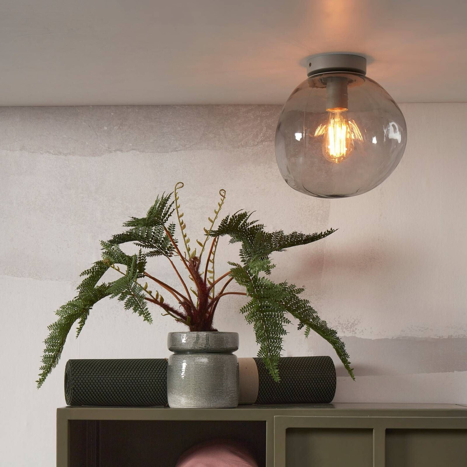 It's About RoMi Helsinki ceiling light, light gray