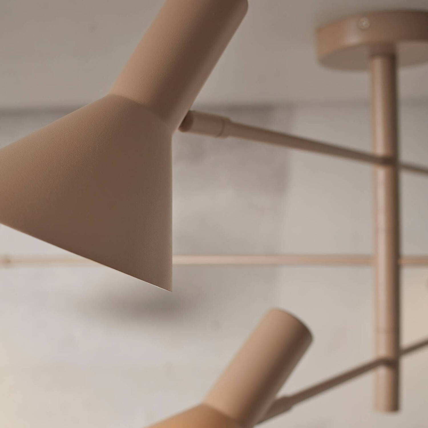 It's About RoMi Izmir ceiling light, sand, six-bulb
