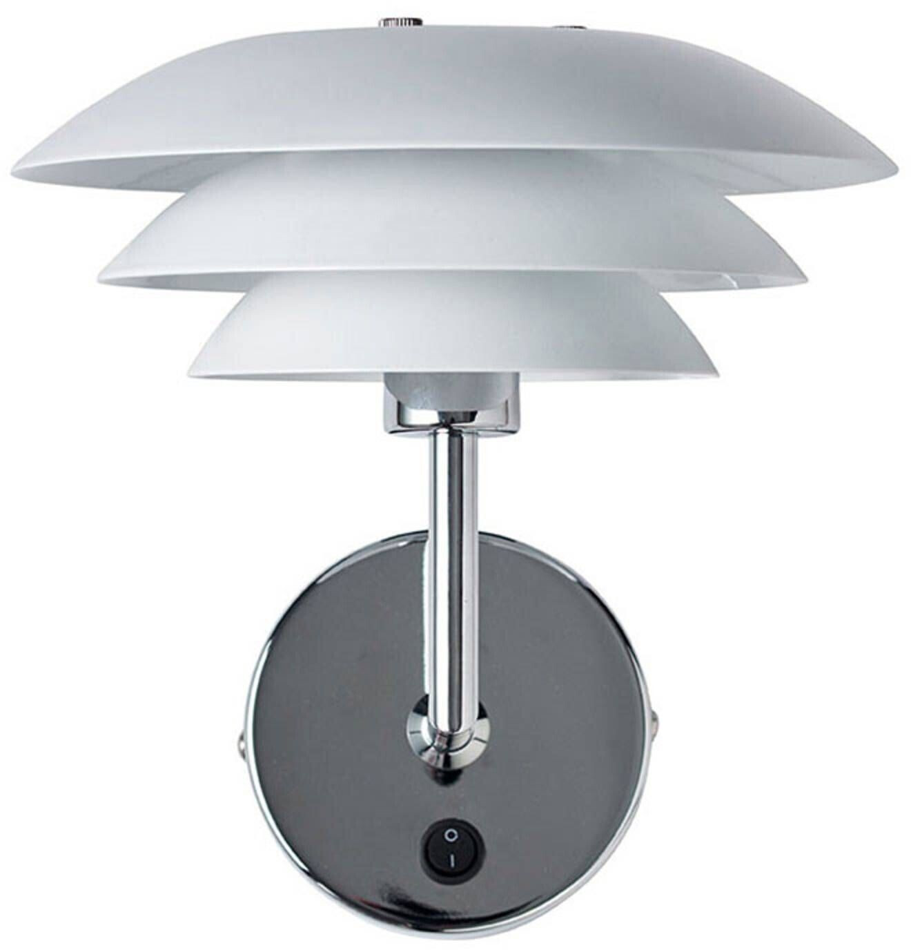Dyberg Larsen DL20 wall light metal 20cm white