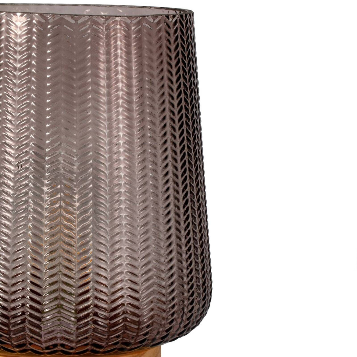 Pauleen Fancy Glamor E27 LED battery taupe wood