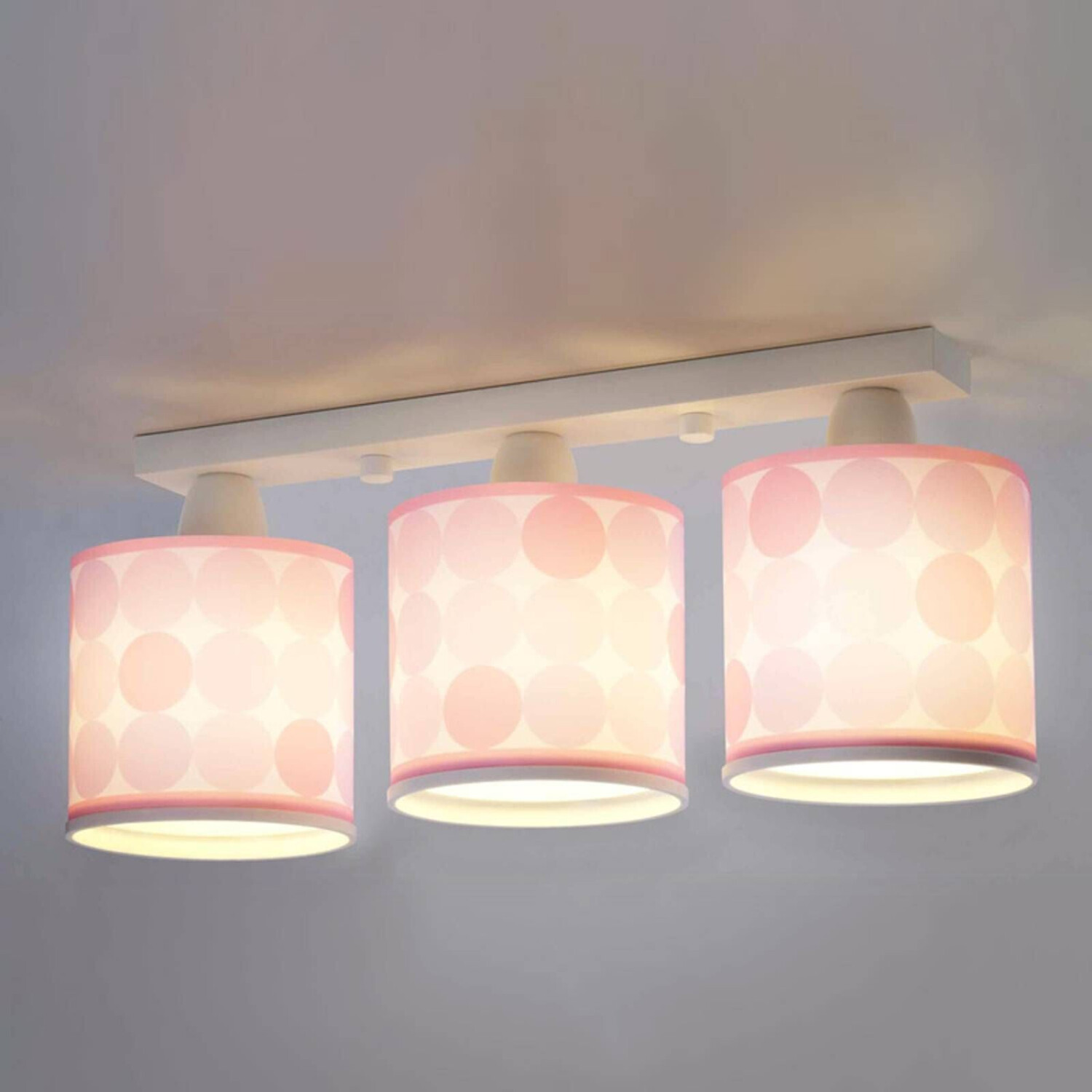 Dalber Dotted ceiling light Colors, pink