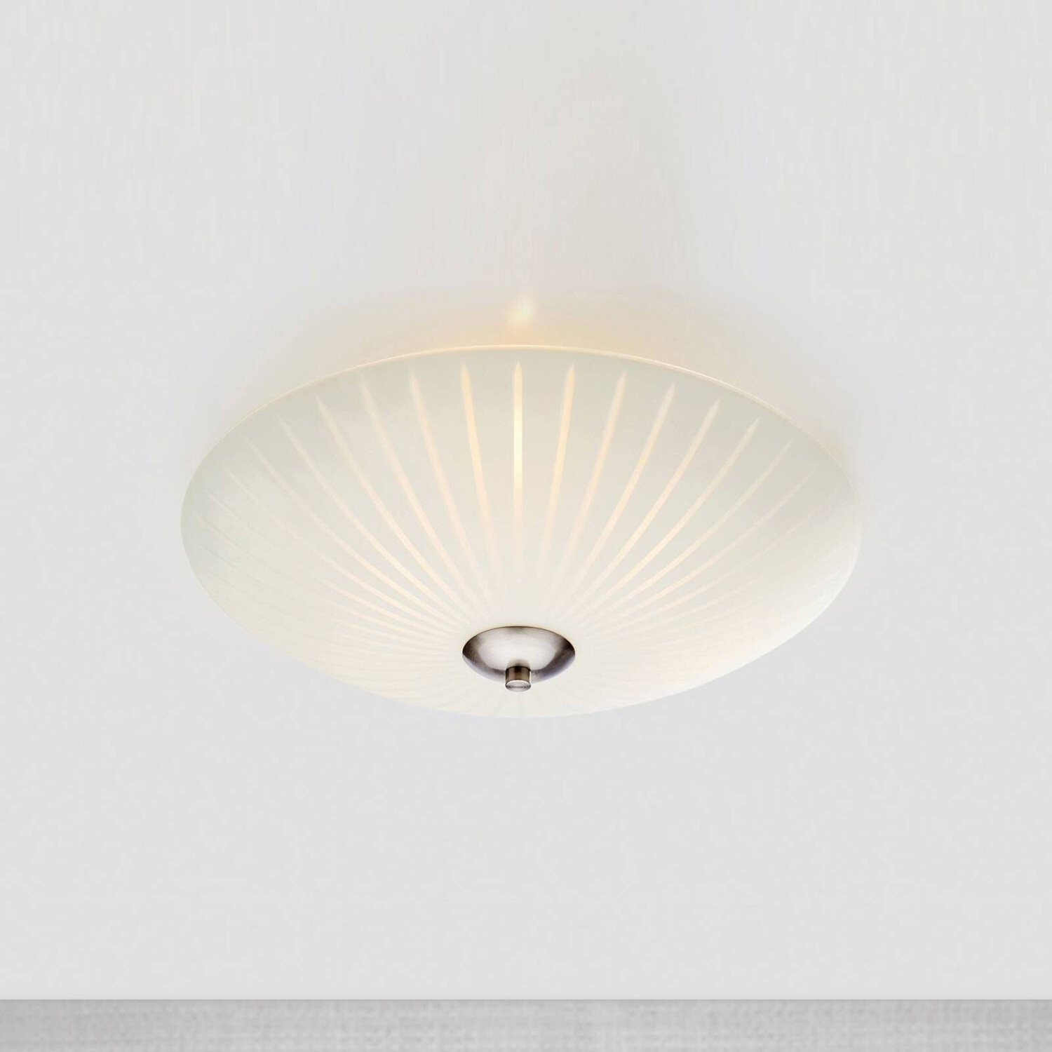 Markslöjd Lighting Glass ceiling light Cut, Ø 43 cm