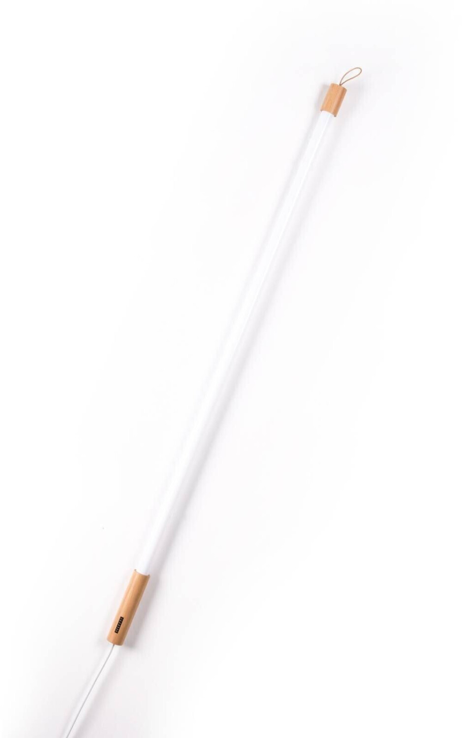 Seletti Linea LED floor lamp with wood, white