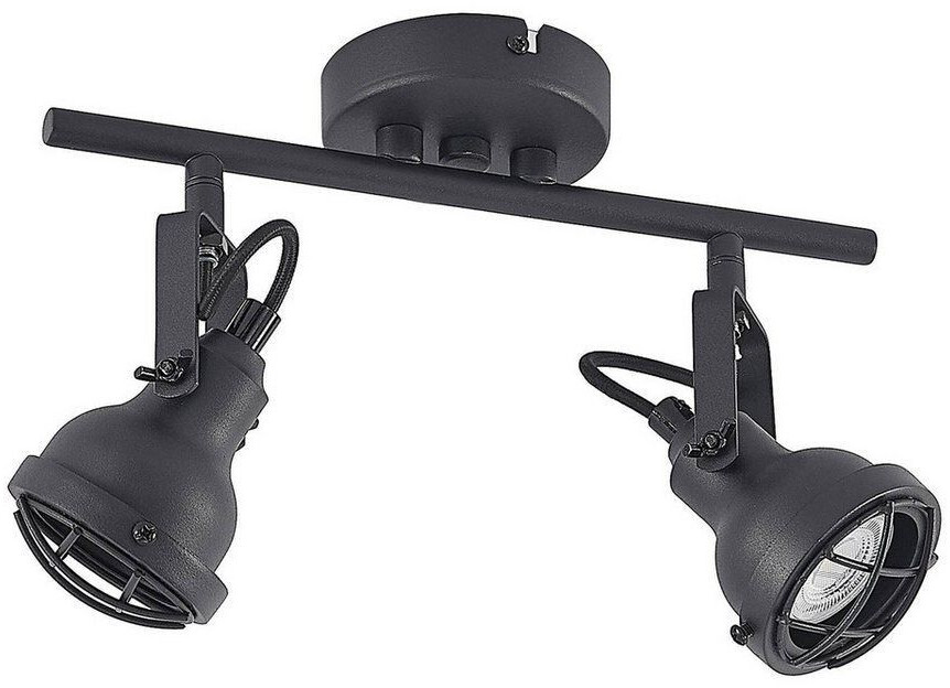 Lindby Lowani ceiling spotlight, two-bulb