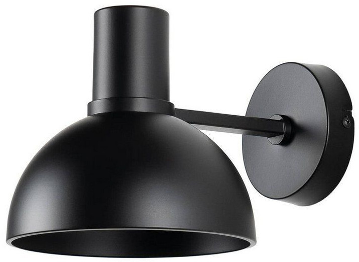 Lucande Mostrid wall lamp made of black iron