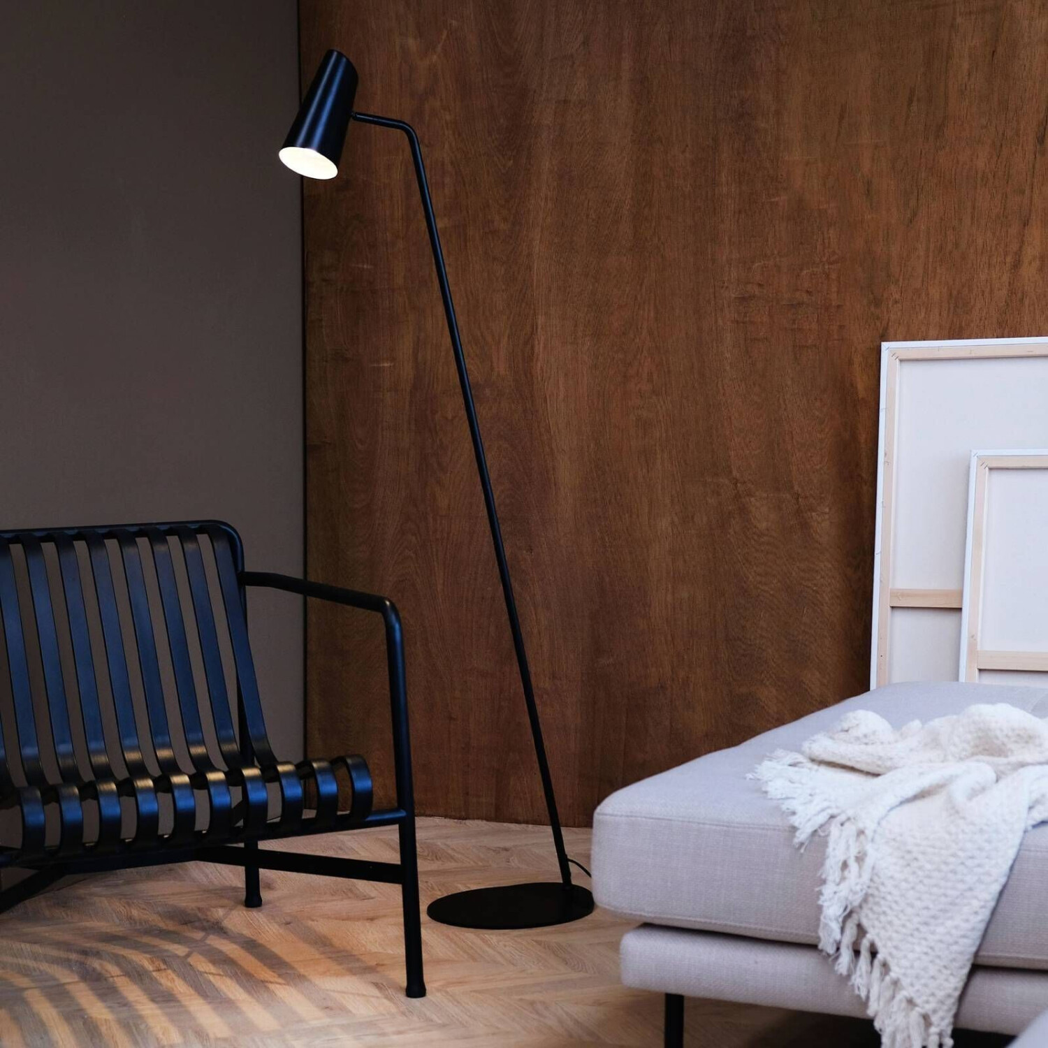 Dyberg Larsen Pallas floor lamp, black