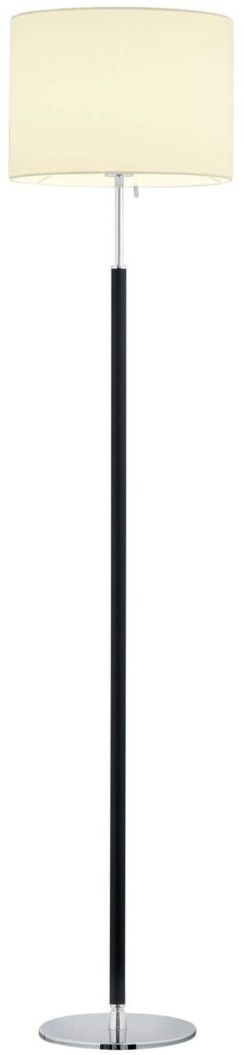 HELL Pull floor lamp, textile shade, 161 cm