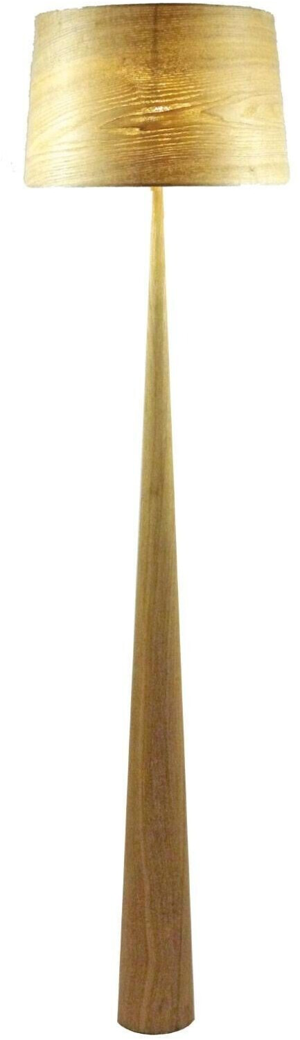 Aluminor Totem LS floor lamp made of metal, veneered in real wood