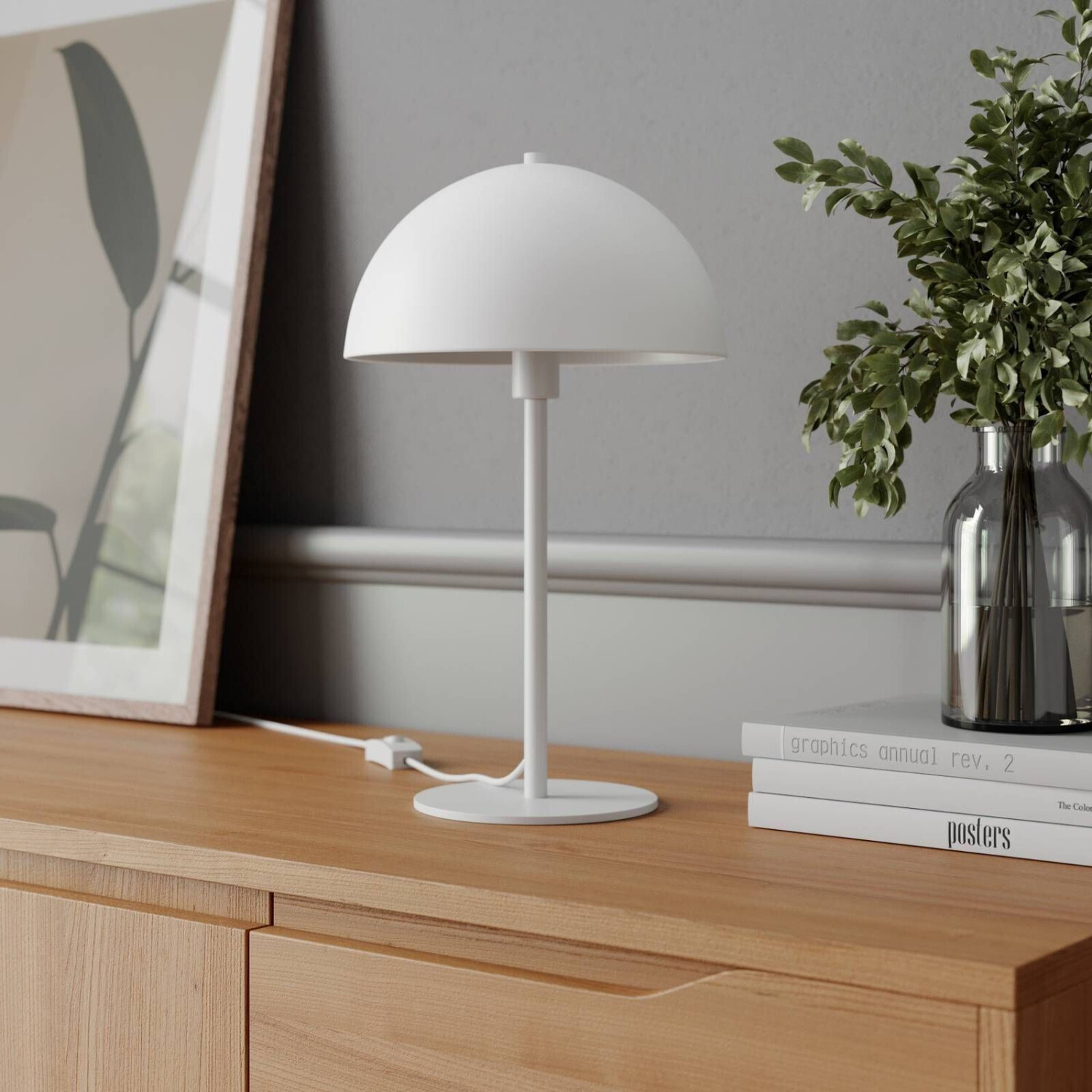 Dyberg Larsen Stockholm table lamp E14, 43 cm white