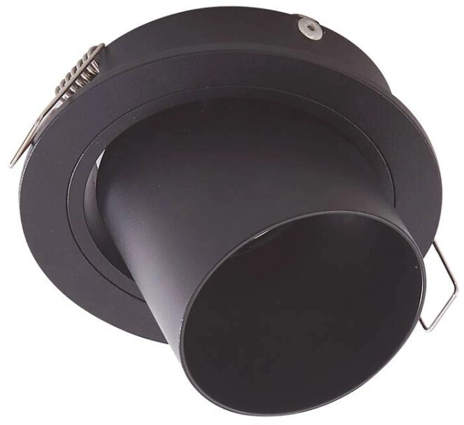 Lindby Thorid downlight, black, one-bulb