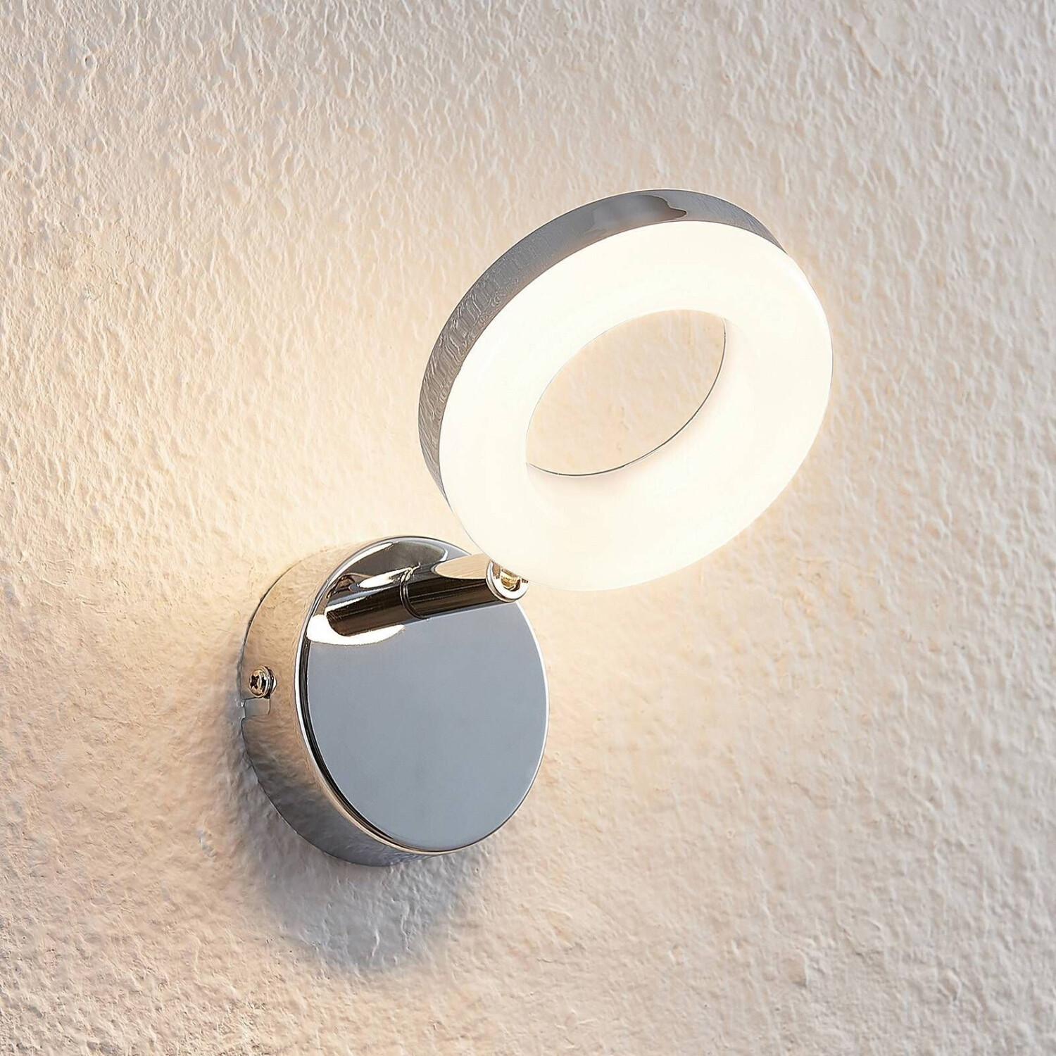 ELC Tioklia LED spot, chrome, single-bulb