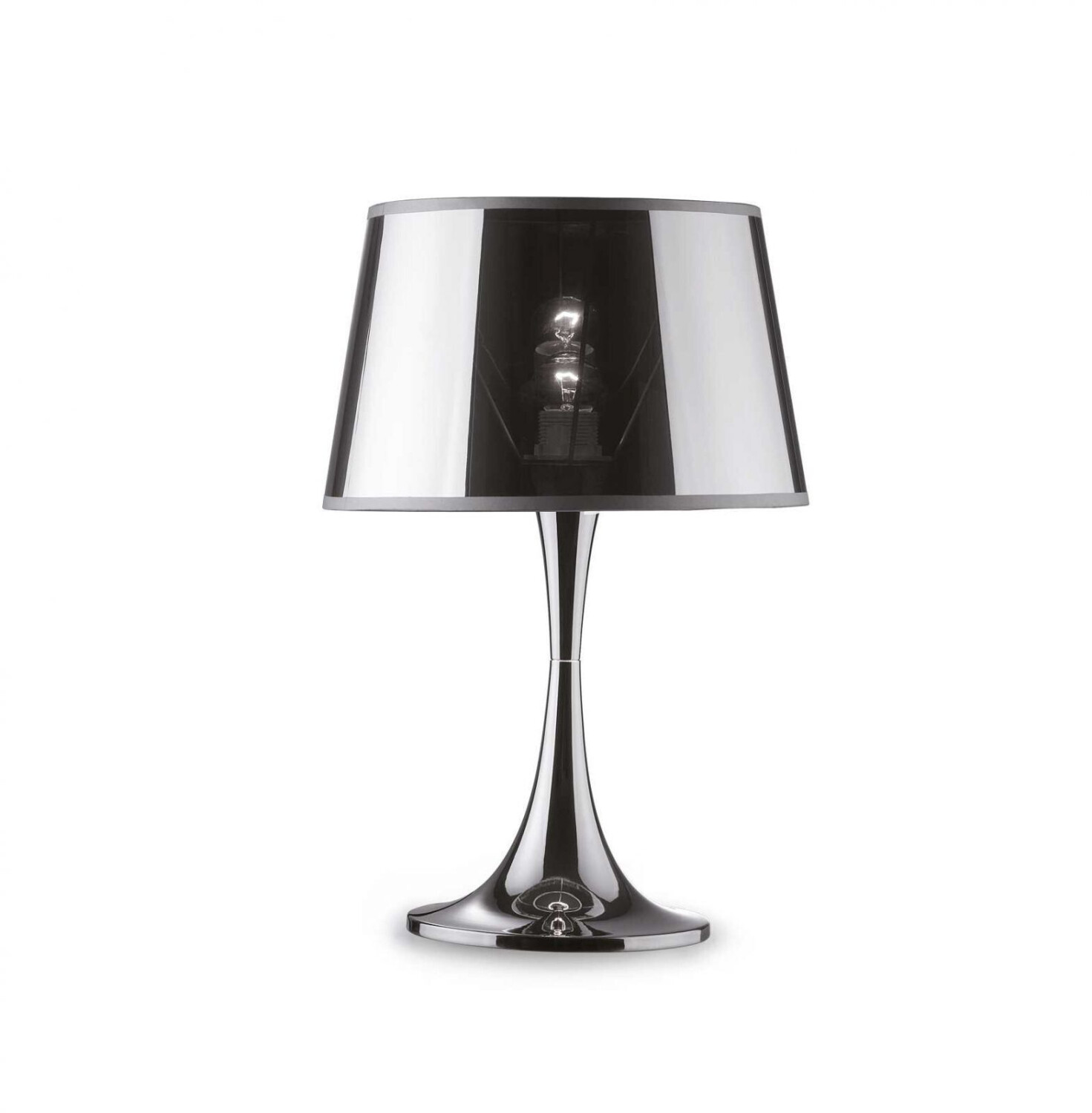IDEAL LUX Table lamp London Cromo height 48.5 cm