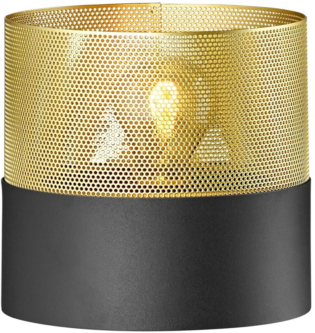 HELL Table lamp Mesh E27, height 18 cm, black/gold