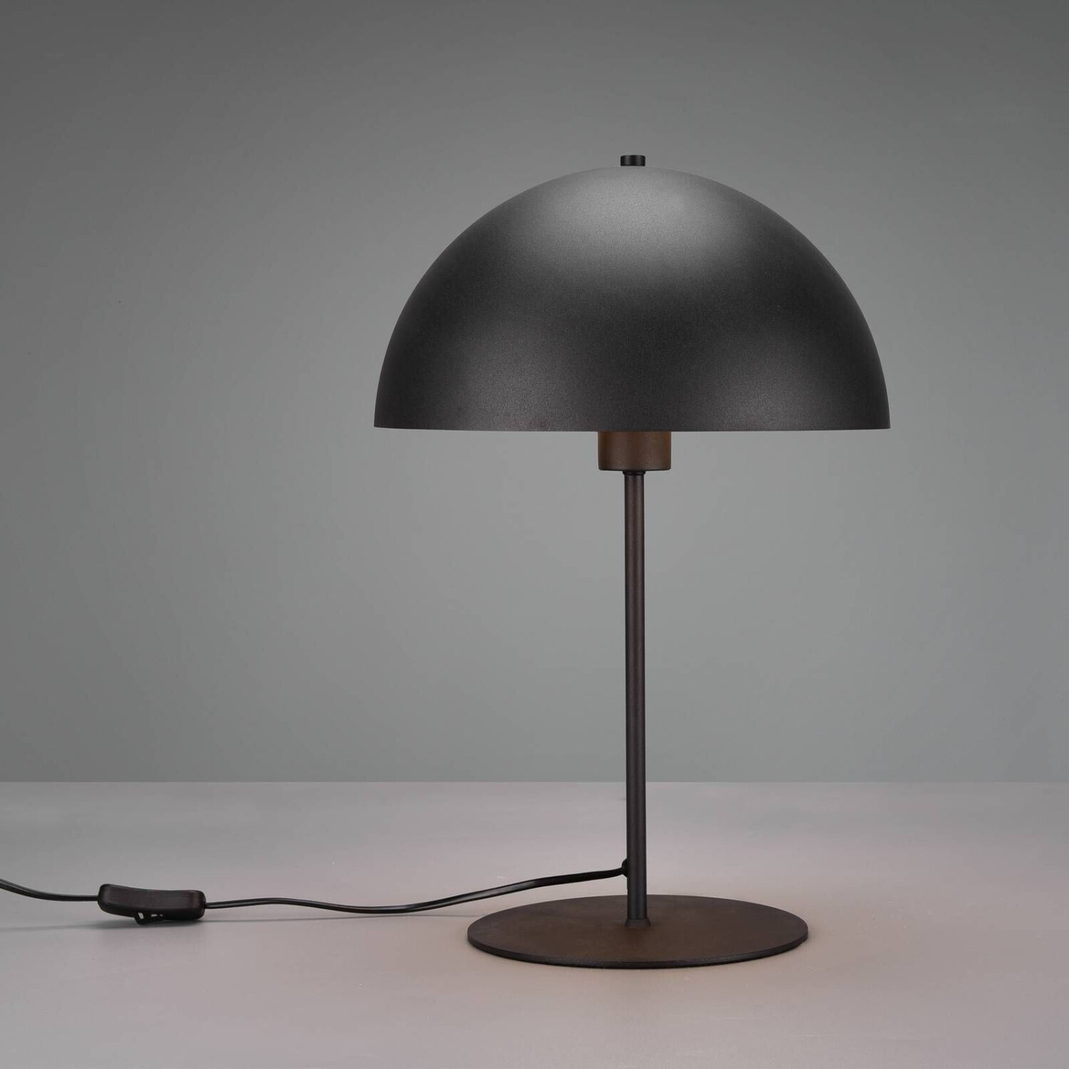 Trio Nola table lamp, height 45 cm, black/gold