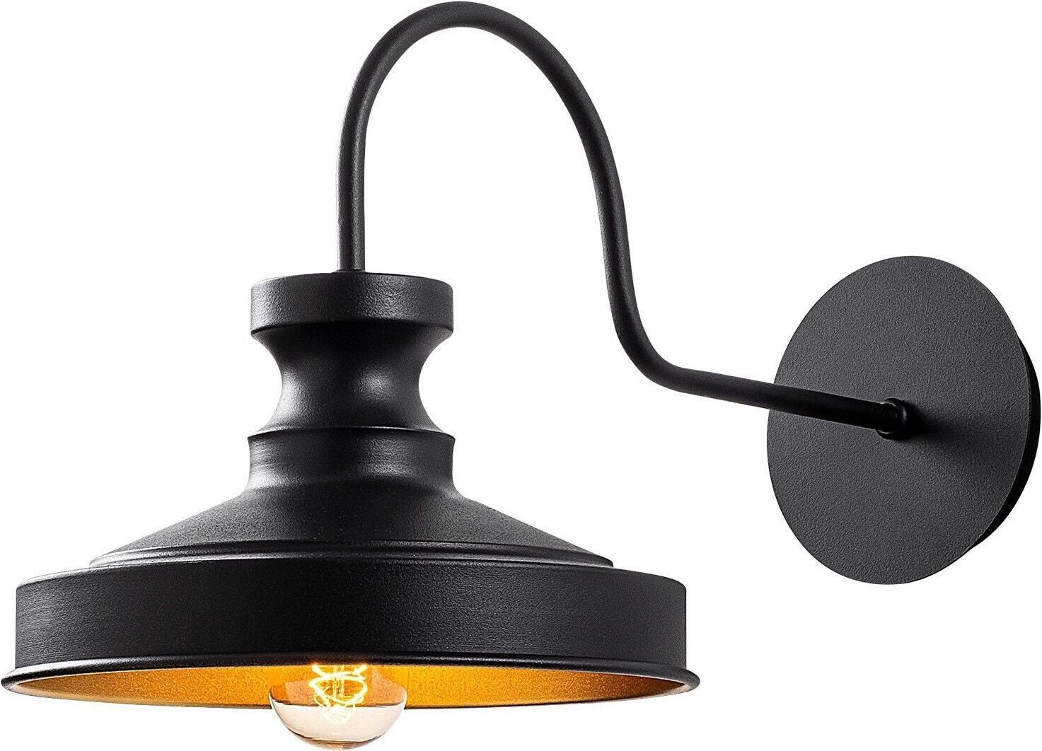 Opviq Wall light Berceste 182-A black/gold