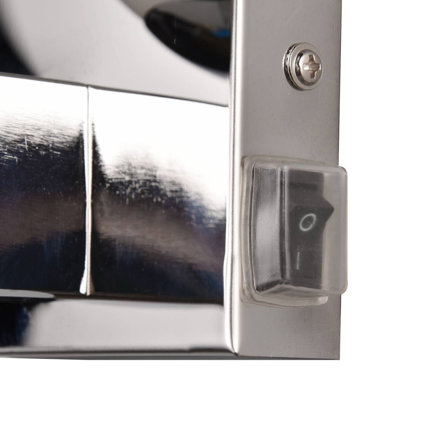 Trio Wall light Kula for the bathroom glass shade IP44 chrome