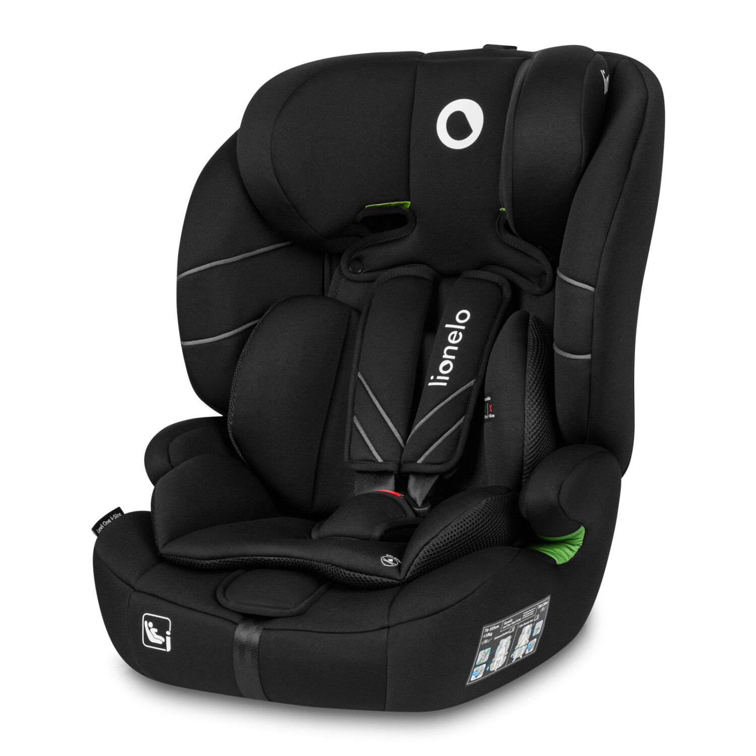 Lionelo Levi One i-Size black carbon