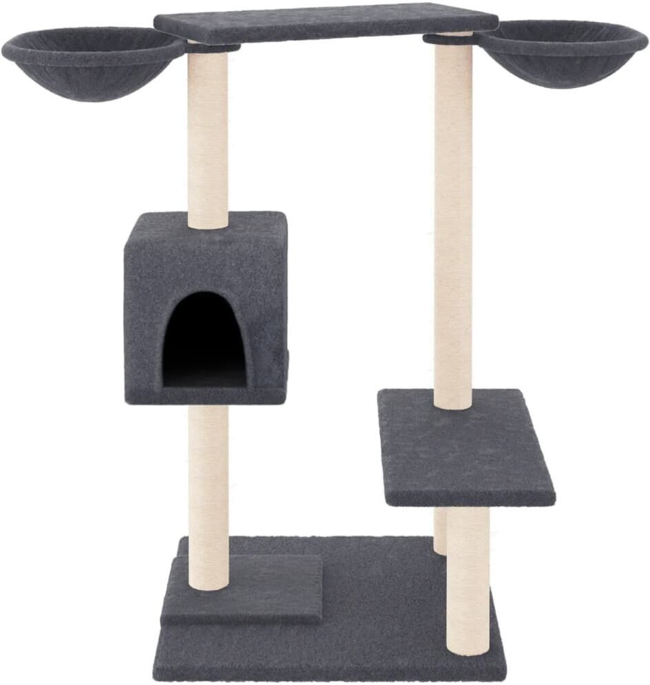 vidaXL Arbre à chat gris foncé vidaXL Arbre à chat gris foncé