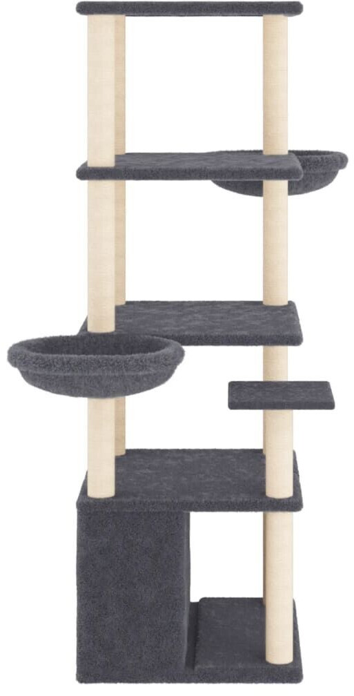 vidaXL Arbre à chat gris foncé
