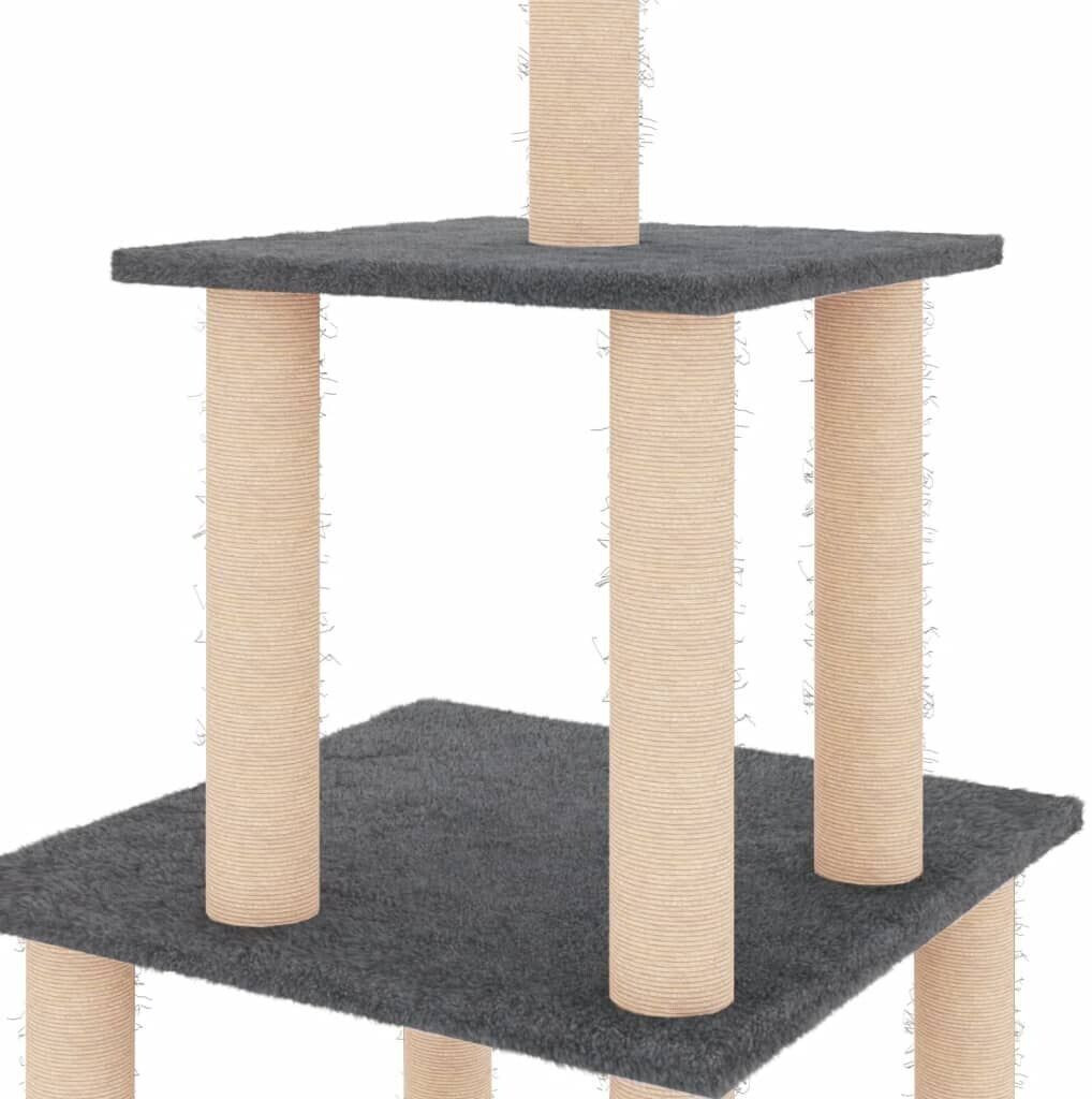 vidaXL Arbre à chat gris foncé