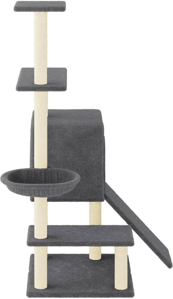 vidaXL Arbre à chat gris foncé