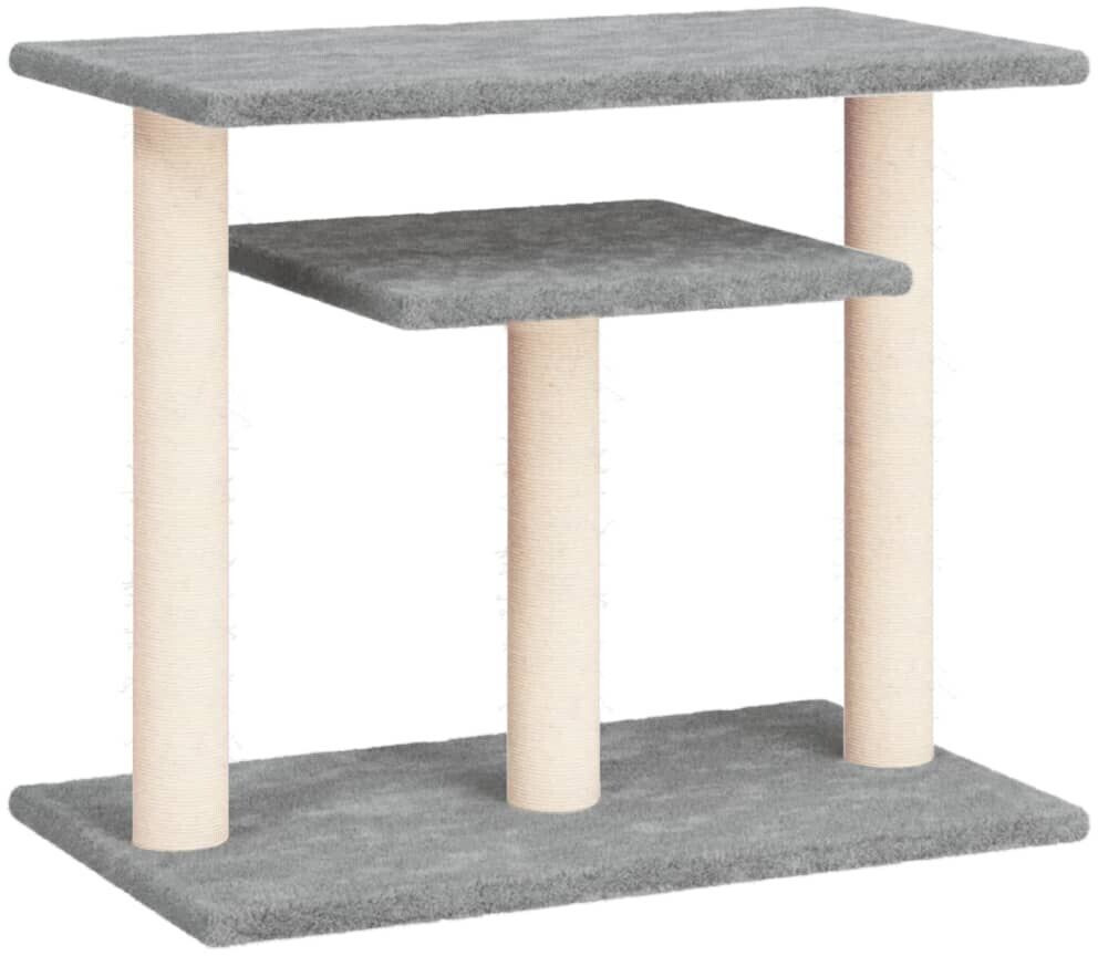 vidaXL Arbre à chat avec plateformes 62,5 cm gris clair (172047)