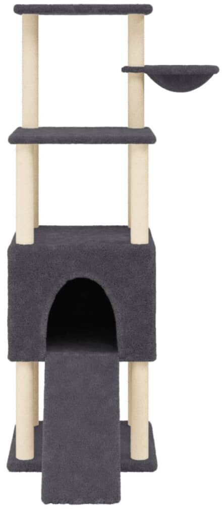 vidaXL Arbre à chat gris foncé