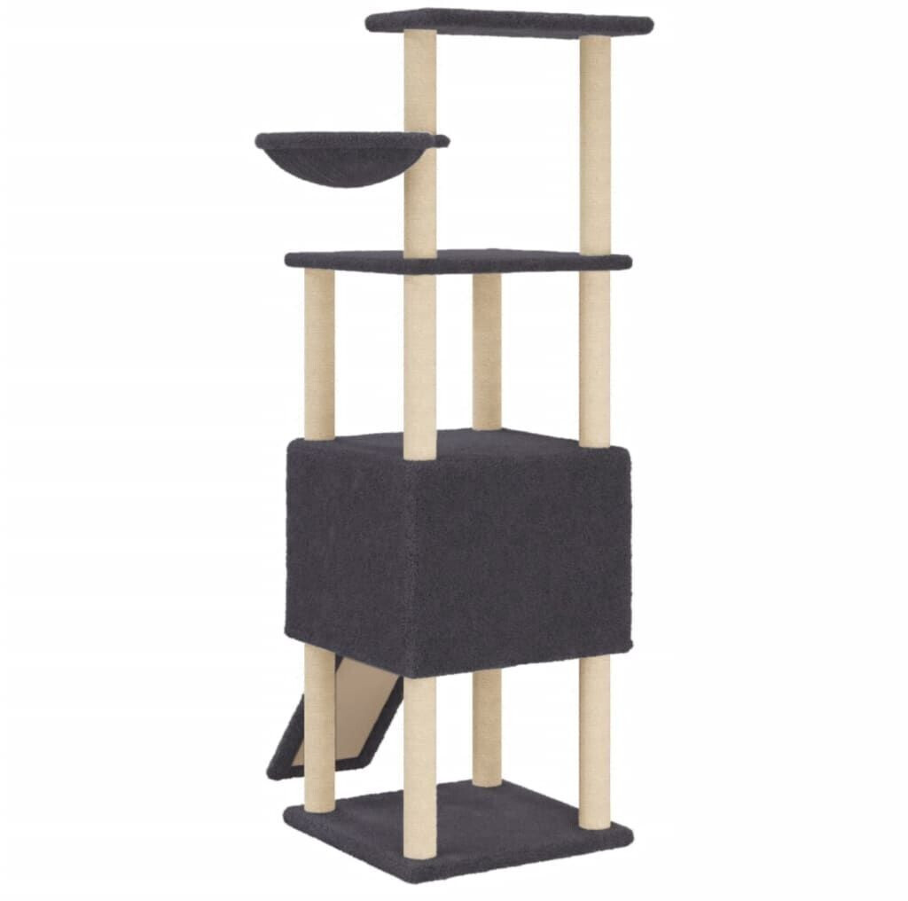 vidaXL Arbre à chat gris foncé