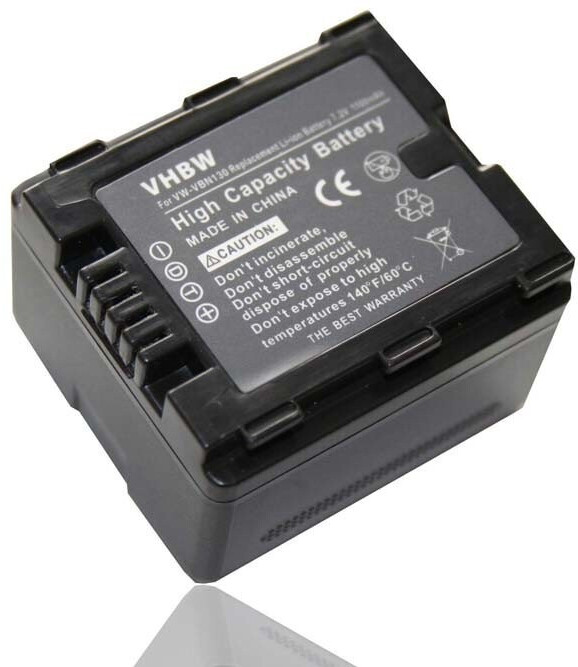 Vhbw Batteria Compatibile Per Panasonic HC-X909, HDC-HS900, HC-X929 – 1100mAh, 7,2V, Li-Ion Con Infochip