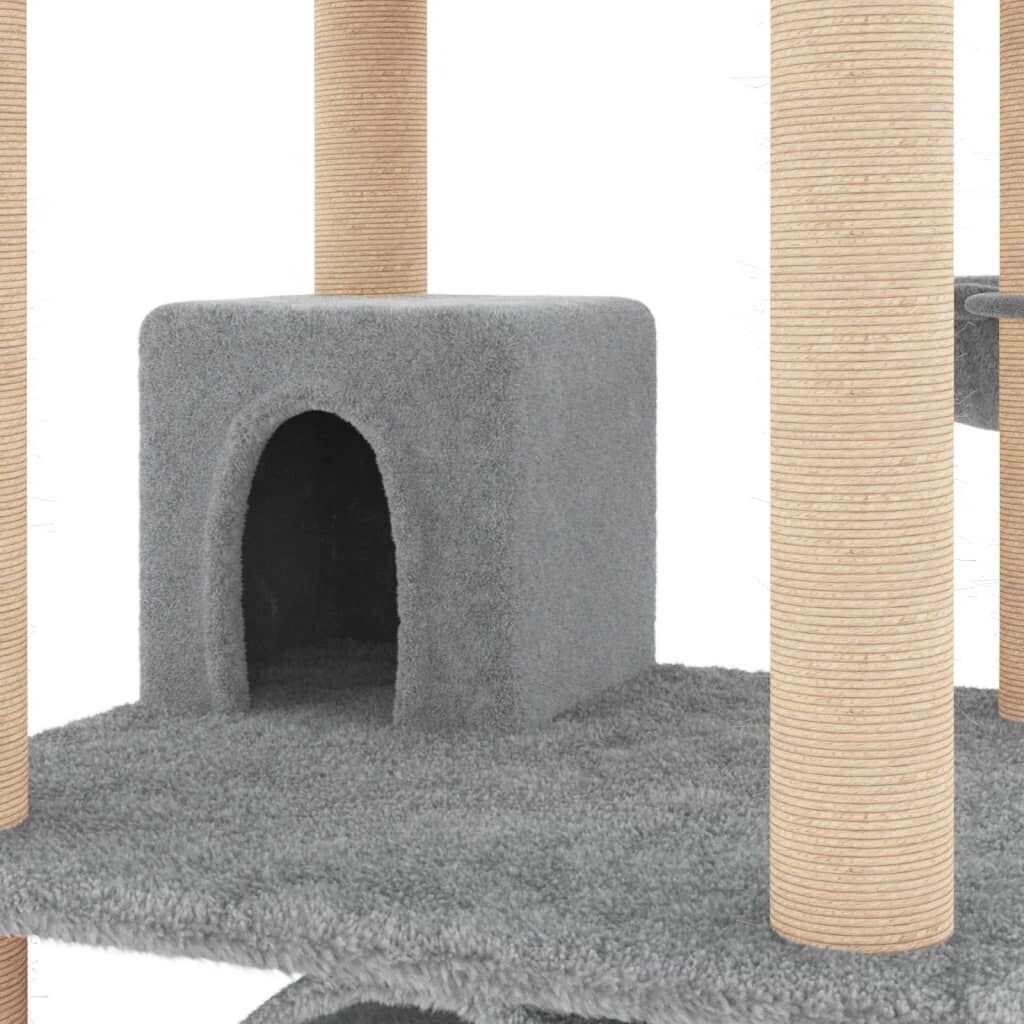 vidaXL Arbre à chat gris clair vidaXL Arbre à chat gris clair