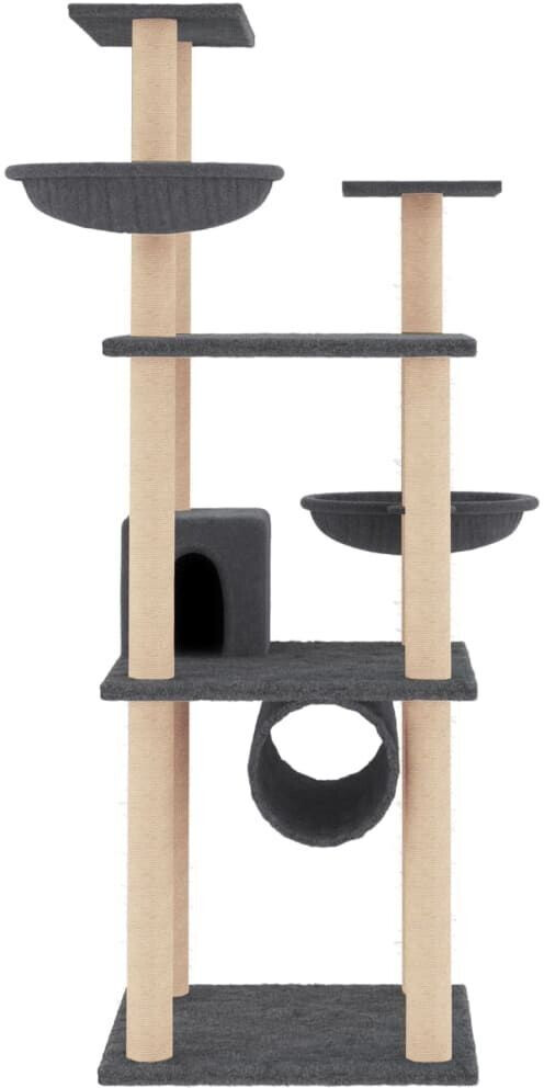 vidaXL Arbre à chat gris foncé vidaXL Arbre à chat gris foncé