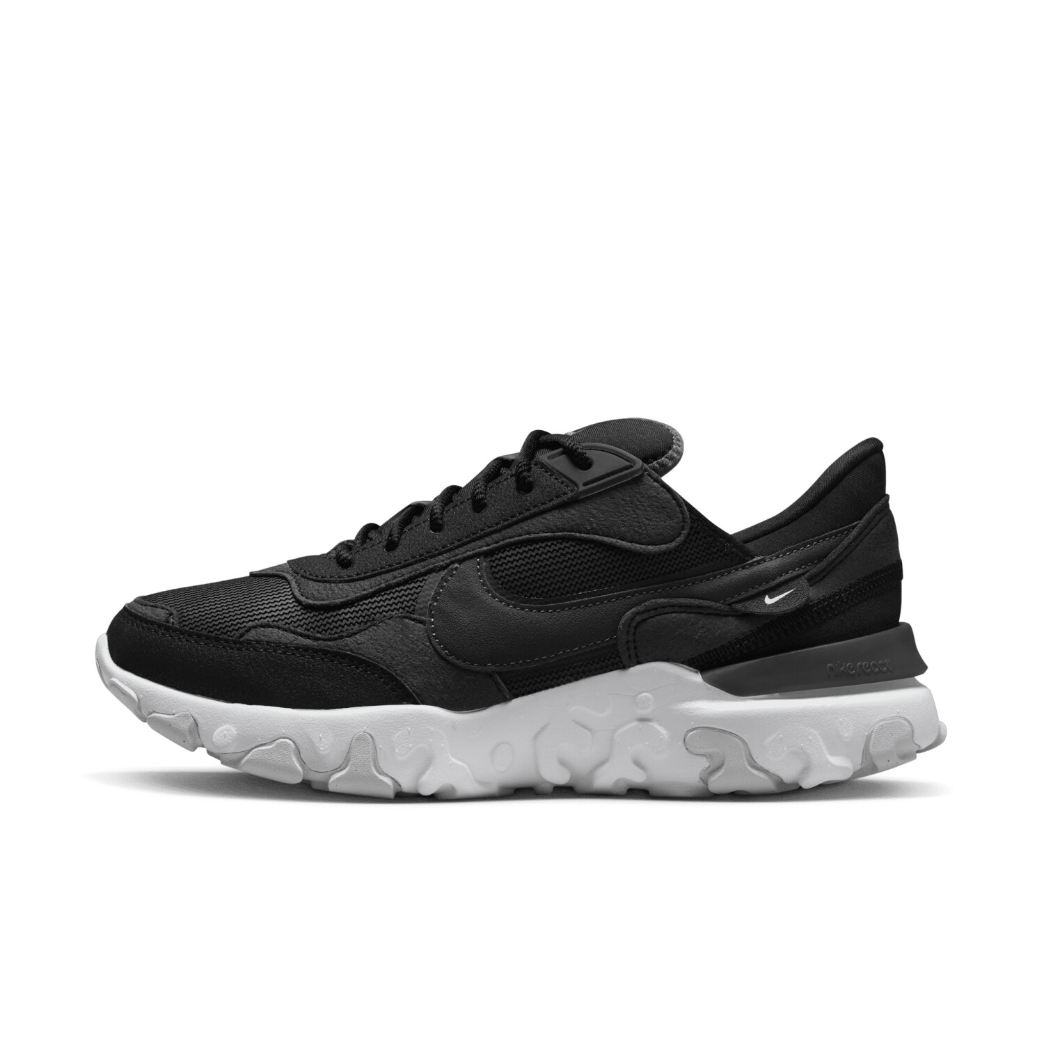 Black nike react womens top