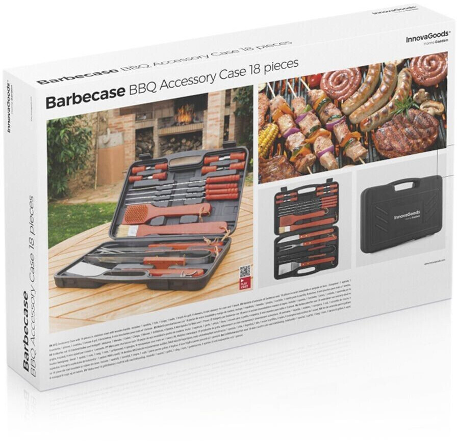 InnovaGoods BBQ Accessory Case 18 pieces ab 29 11 Preisvergleich bei idealo