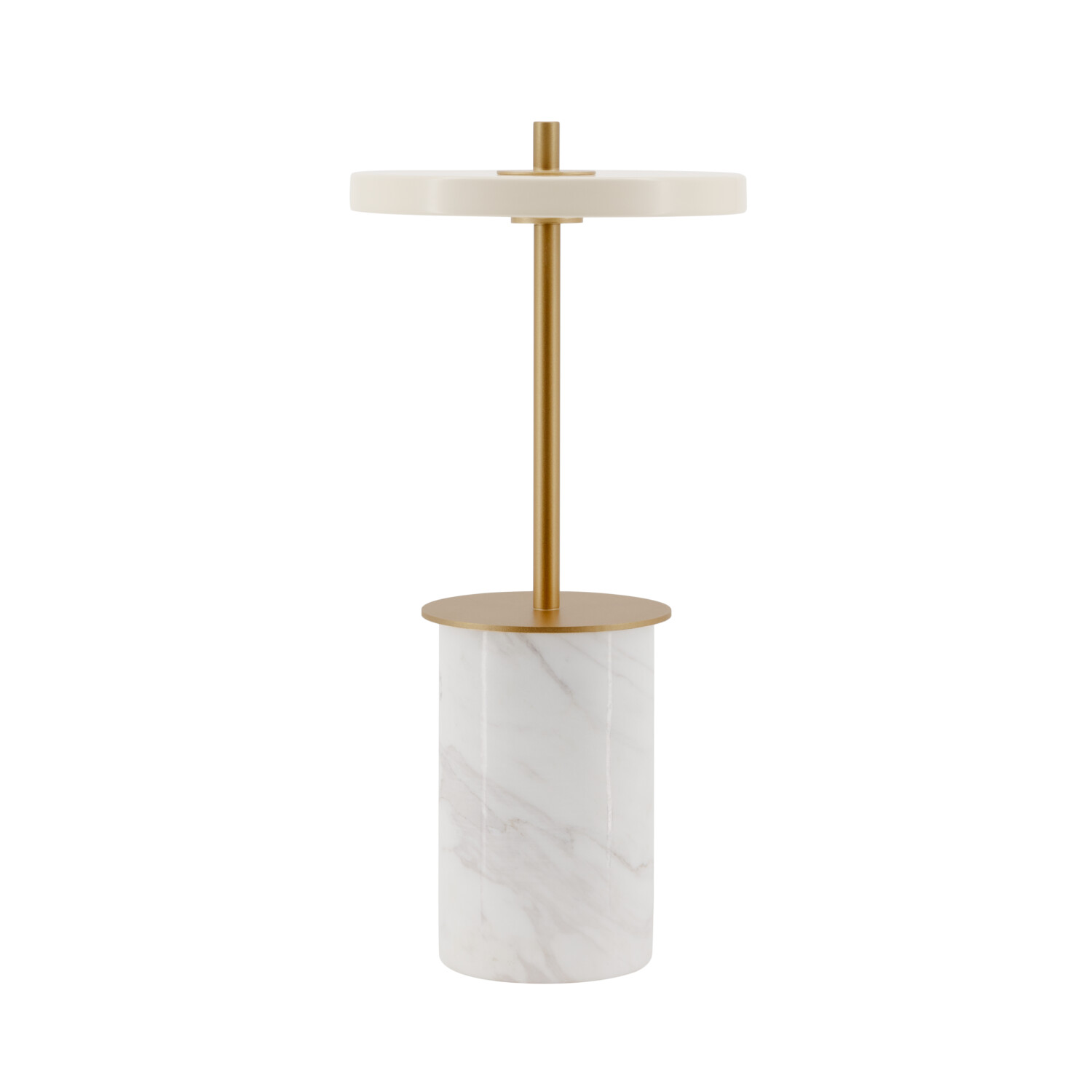UMAGE Asteria Move Portable Table Lamp Mini White Marble