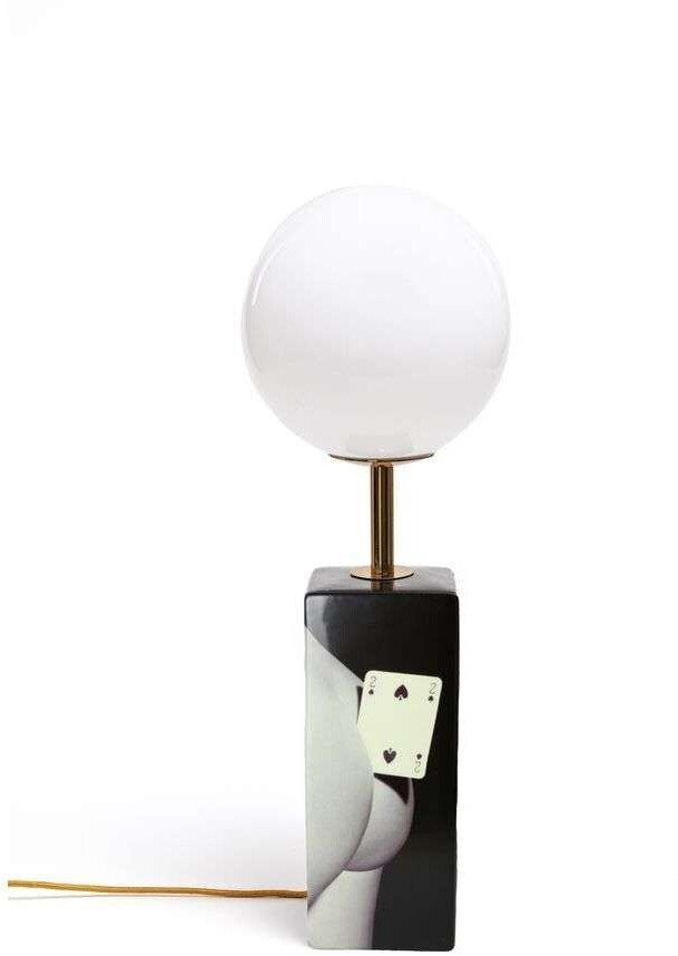 Seletti Toiletpaper table lamp Two Of Spades
