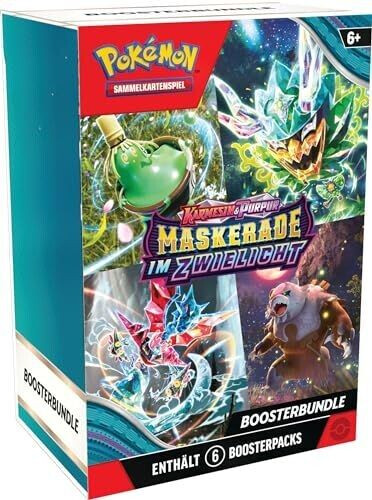 Pokémon Karmesin & Purpur: Maskerade im Zwielicht Boosterbundle (DE)