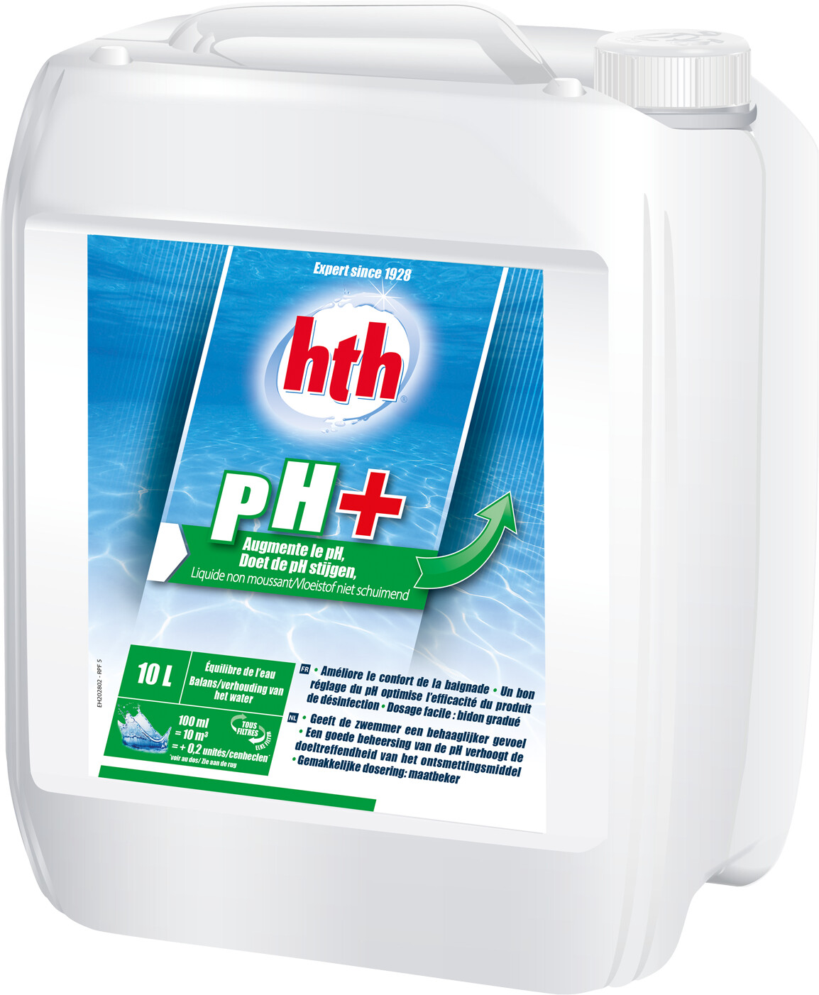 HTH pH Plus liquide - 10 L