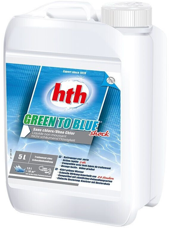 HTH Green to Blue Shock 12% liquide - 5 L