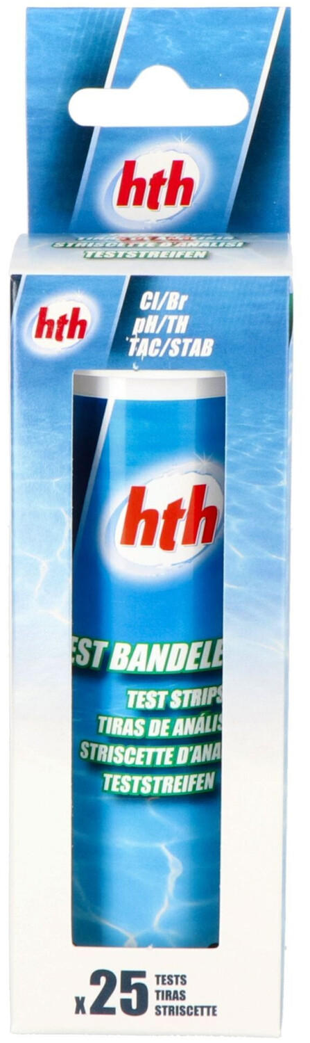 HTH 25 Strips with 6 Tests Cl/pH/Br/TH/TAC/Cya