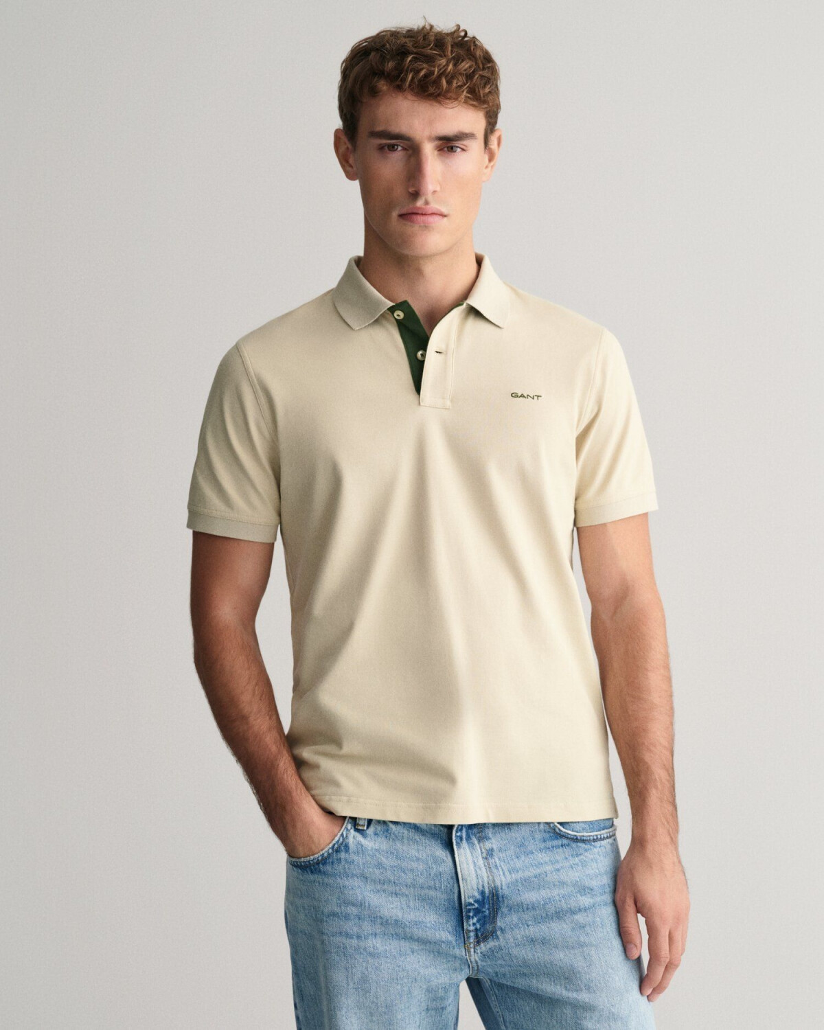 GANT Kontrast Piqué Poloshirt (2062026) silky beige ab 44,99 