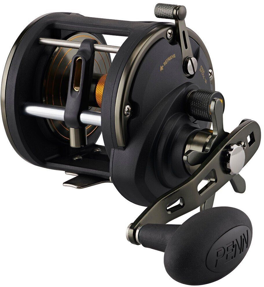 Penn Squall Ii Level Wind Left Trolling Reel 22.3oz Black 30
