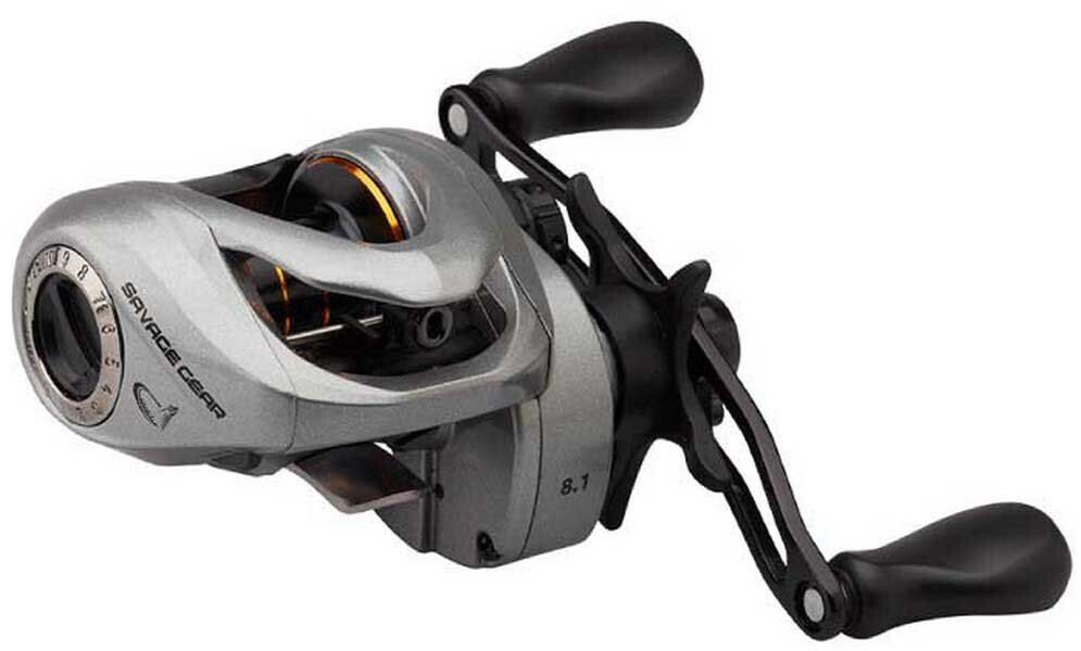 Savage Gear Sg6 250 Lh Baitcasting Reel Silver Ratio: 6.6:1