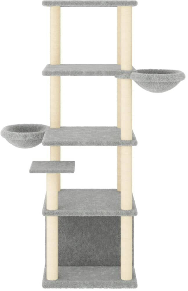vidaXL Arbre à chat gris clair vidaXL Arbre à chat gris clair